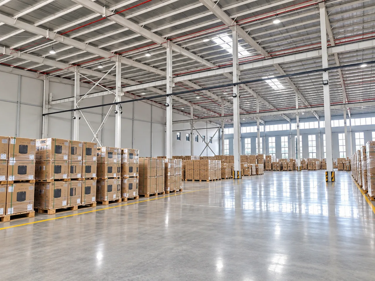 Kingjoy Forge finished-goods warehouse supporting global B2B shipment programs