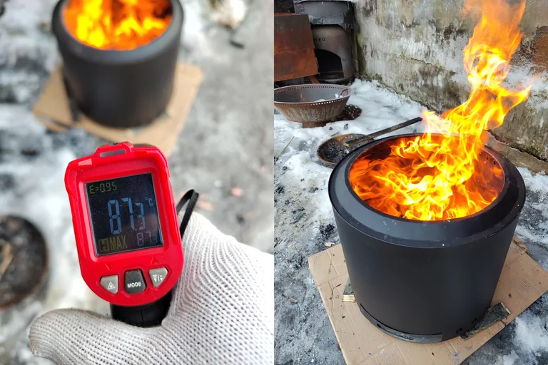 Thermal imaging used during product temperature testing