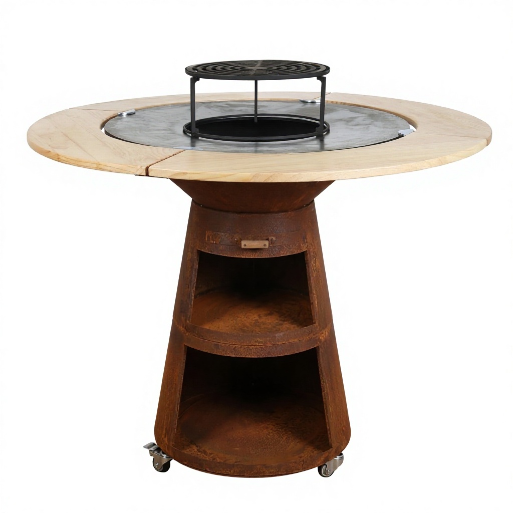 Wooden Table in use