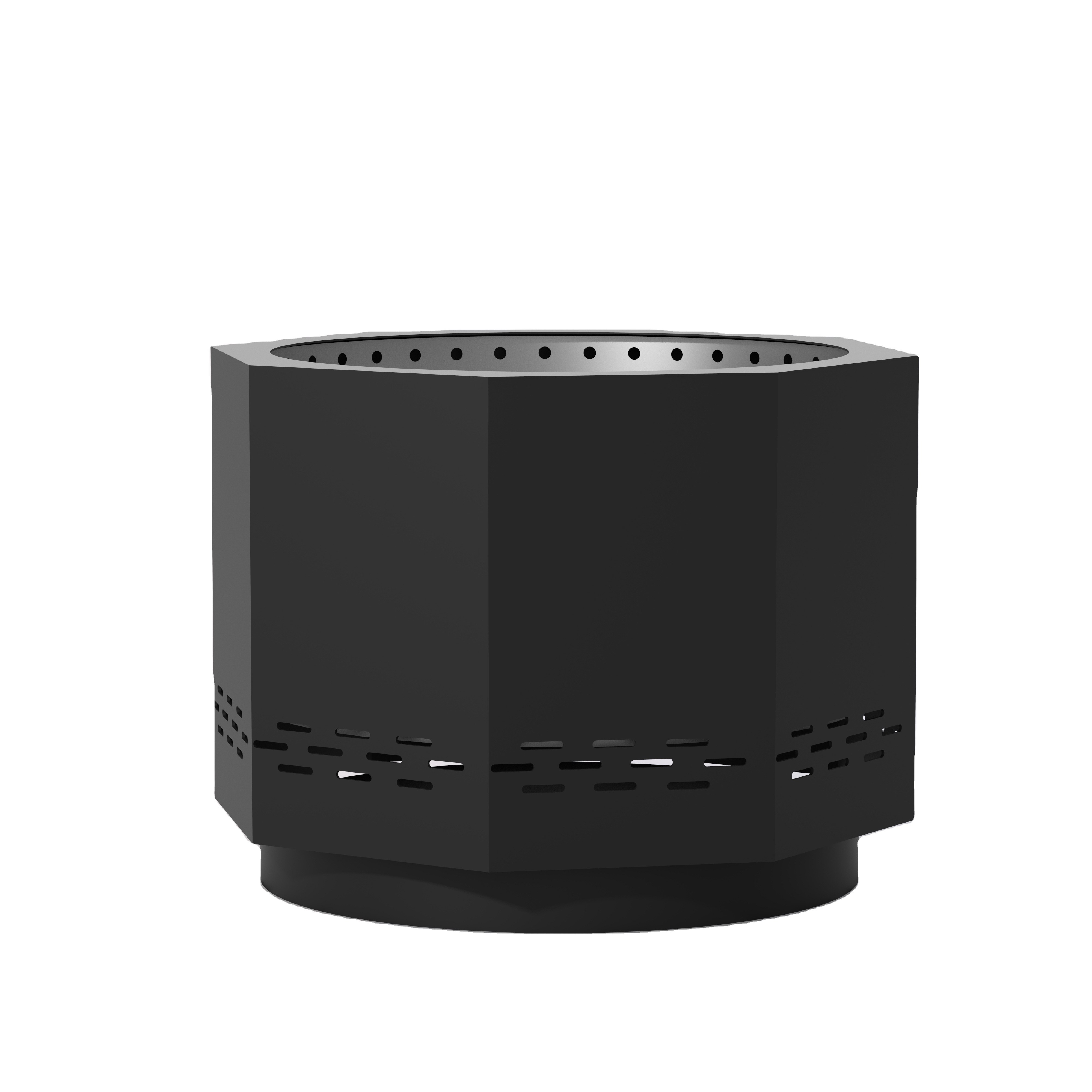 49.5 cm Octagonal smokeless fire pit